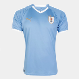 Imagem da oferta Camisa Seleção Uruguai Home 2019 Torcedor Puma Masculina - Apenas Tamanhos pequenos