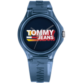 Imagem da oferta Relógio Tommy Jeans Masculino Borracha Azul 1720028