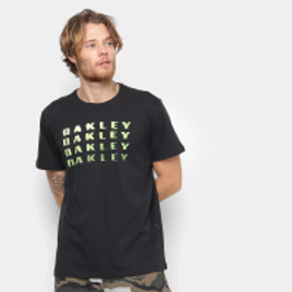 Imagem da oferta Camiseta Oakley Mod Bark Fresh Masculina - Preto