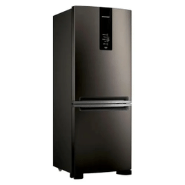 Imagem da oferta Geladeira Refrigerador Brastemp 447L Frost Free Inverse BRE57FEBNA - Black Inox - 110 Volts