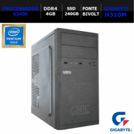 Imagem da oferta Computador NTC Mini-ITX T-Home Intel Pentium G5400 4GB DDR4 SSD 240GB Linux