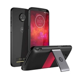 Imagem da oferta Smartphone Motorola Moto Z3 Play 128GB + Moto Snap Power Pack & TV Digital Ônix