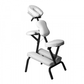 Imagem da oferta Cadeira De Massagem Shiatsu Dobrável Portátil TL-MSG-22 Branca Trevalla Beauty
