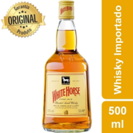 Imagem da oferta Whisky Escocês 8 Anos Garrafa 500ml - White Horse