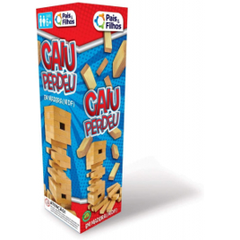 Brinquedo Caiu Perdeu - 54 Peças Pais & Filhos Azul