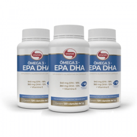 Imagem da oferta 3 Unidades Omega 3 Epa Dha (120 Caps) - Vitafor