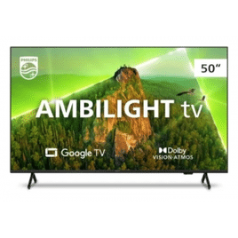 Imagem da oferta Smart TV Philips 50" Ambilight LED 4K UHD Google TV 50PUG7908/78