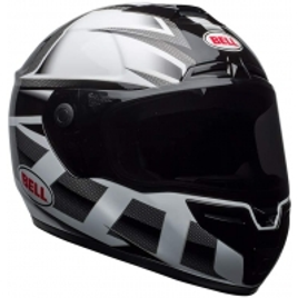 Imagem da oferta Capacete Bell Helmets Srt PVermelhoator Gloss Branco Preto