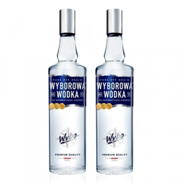 Imagem da oferta Kit 2 Unidades Vodka Wyborowa - 750ml cada