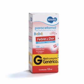 Imagem da oferta Paracetamol Bebê 100mg/Ml 15ml + Seringa Ems Genérico