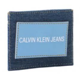 Carteira Porta Cartão Ckj Masc Jeans Azul Royal - Calvin Klein