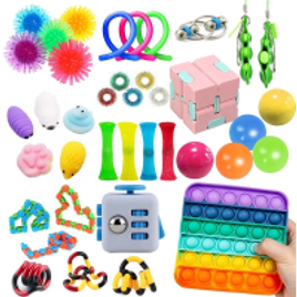 Imagem da oferta Kit Brinquedos Anti-Stress FIDGET