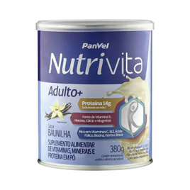 Imagem da oferta Suplemento Alimentar Panvel Nutrivita Adulto + Baunilha 380g