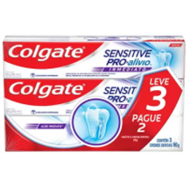 Kit Leve 3 Pague 2 Creme Dental Colgate Sensitive Pro-Alívio Imediato Original com 90g Cada