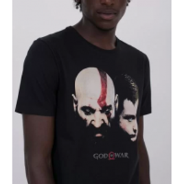 Imagem da oferta Camiseta Estampa God Of War Kratos e Filho - Tam PP