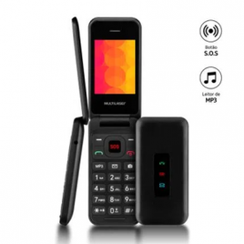 Imagem da oferta Celular Multilaser Flip Vita 3G Dual Chip Bluetooth Radio FM - P9140