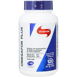 Imagem da oferta Ômegafor Plus 1000mg  Vitafor - 120 Cápsulas