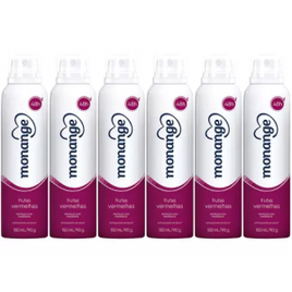 Imagem da oferta Desodorante Monange Antitranspirante Aerossol Feminino Frutas Vermelhas 150ml - 6 Unidades