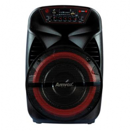 Imagem da oferta Caixa de Som Amplificada Amvox ACA 380 Viper, Bluetooth, Portátil, LED, 380W RMS, Bivolt, Preta
