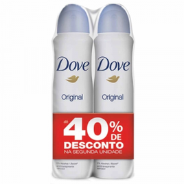 2 Unidades - Kit com 2 Desodorantes Aerosol Dove Original 100g