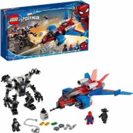 Imagem da oferta Lego Super Heroes Spiderjet vs Venom Mech 76150
