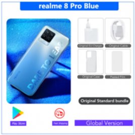 Imagem da oferta Smartphone Realme 8 Pro 8GB 128GB Tela Amoled 50W - Versão Global