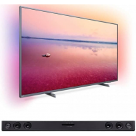 Imagem da oferta Smart TV LED Ambilight 65" Philips 65PUG6794/78 e Soundbar LG SK1D ABRALLK 2.0 Canais