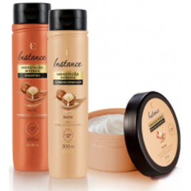 Kit Instance Karité Shampoo 300ml + Condicionador 300ml + Máscara 200g