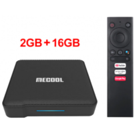 Imagem da oferta TV Box Mecool KM1 Deluxe ATV S905X3 Prime Video 4K Dual Wifi 2GB 16GB