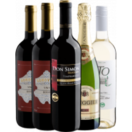 Imagem da oferta 4 Vinhos Selecionados e 1 Espumante
