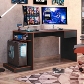 Imagem da oferta Mesa para Computador Escrivaninha Gamer Rubi