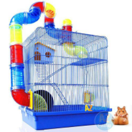 Imagem da oferta Gaiola 3 Andares Completa para Hamster