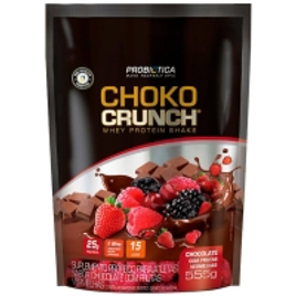 Imagem da oferta Choko Crunch Whey Protein Shake - 555g - Probiótica - Chocolate com Frutas Vermelhas