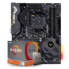 Imagem da oferta Kit Upgrade Placa Mãe Asus TUF Gaming X570-Plus AMD AM4 + Kit Processador AMD Ryzen 9 3900x 3.8ghz