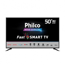 Imagem da oferta Smart TV Philco 50" 4K UHD LED HDR10 HDMI/USB/Wi-Fi Dolby Audio Conversor Digital Preto - PTV50N10N5E