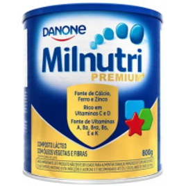 2 Unidades - Milnutri Premium Danone Composto Lácteo 800g