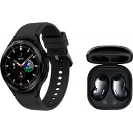 Imagem da oferta Smartwatch Samsung Galaxy Watch 4 Classic BT 46mm + Fone de Ouvido Samsung Galaxy Buds Live
