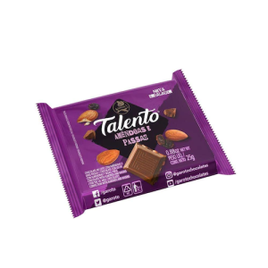 Chocolate Talento ao Leite com Amêndoas e Passas 25g