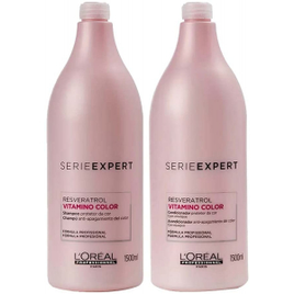 Kit Loreal Vitamino Color Resveratrol Shampoo 1500ml Condicionador 1500ml