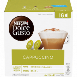 Imagem da oferta Caixa de Cápsulas de Cappuccino Nescafé Dolce Gusto - 16 Unidades