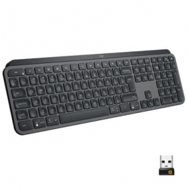 Teclado Sem Fio Logitech MX Keys Bluetooth Tecnologia Flow US Cinza - 920-009297