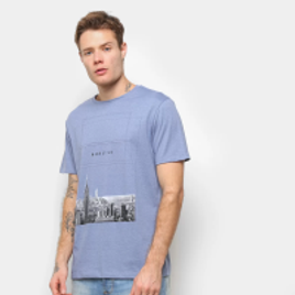 Imagem da oferta Camiseta Suburban Manhanttan Masculina - Azul Escuro