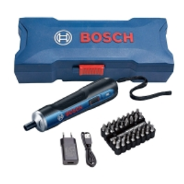Imagem da oferta Parafusadeira A Bateria Bosch Go 3.6V 06019H20E1 Com Kit 33 Peças