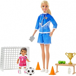 Imagem da oferta Barbie Professora de Futebol Multicolorido GLM47 Mattel