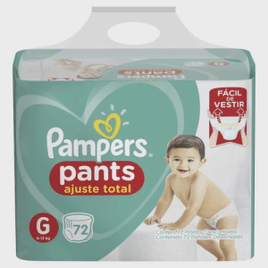 Imagem da oferta Fralda Descartável Pampers Ajuste Total Top G 72 Unidades