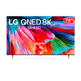 Imagem da oferta Smart TV LG 75" 8K QNED 120Hz Inteligência Artificial ThinQ Google e Alexa 75QNED99SPA