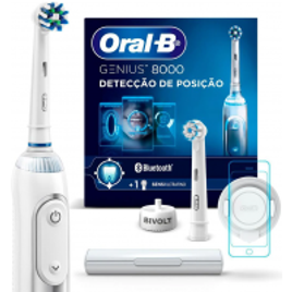 Imagem da oferta Escova Dental Elétrica Recarregável Oral-B Genius 8000 - Bivolt