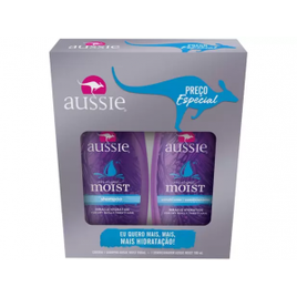 Kit Shampoo e Condicionador Aussie Moist