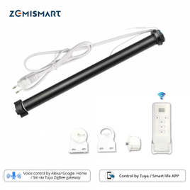 Zemismart Motor para Persiana Rolô Zigbee para tubo de 36-38mm – Alexa