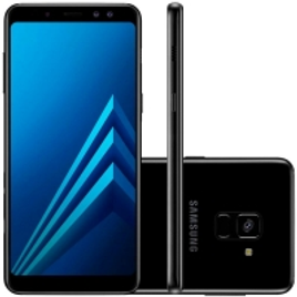 Smartphone Samsung Galaxy A8 Plus Preto Dual Chip 64GB Tela de 6 Câmera de 16MP
